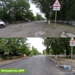 Завершены работы по приведению в нормативное состояние дороги в Володарском (https://t.me/mintransdnr/13397)