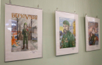 Вице-премьер Ольга Макеева открыла выставку детских рисунков «Героям наших дней»