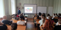 В Донецке сотрудница регионального следственного управления выступила с лекцией для школьников - Следственный комитет