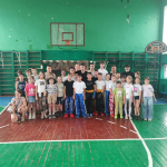 Утренняя зарядка со спортсменами отделения кикбоксинга