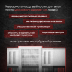 Находясь в общественных местах, обращайте внимание на бесхозные вещи