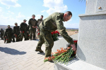 В ДНР восстановили монумент советским воинам, разрушенный в 2014 году