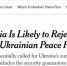 The New York Times: почему план Запада обречён на провал - Донецк Медиа
