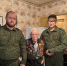 Сотрудники следственного управления СК России по Донецкой Народной Республике навестили и поздравили с 98-летием ветерана Великой Отечественной войны Румянцева Иннокентия Пантелеймоновича - Следственный комитет