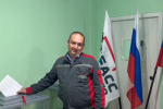 Сотрудники «Макеевкатеплосети» проголосовали досрочно – прямо на рабочем месте